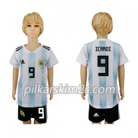 Koszulka Argentyna Icardi 9 Dziecięca Główna Mistrzostwa Świata 2018 - Koszulki Piłkarskie